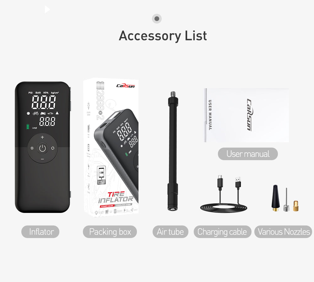 Portable Rechargeable Digital Tire Inflator