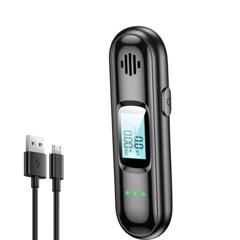 Non-Contact Digital Breathalyzer with LED Display – High-Accuracy Alcohol Tester