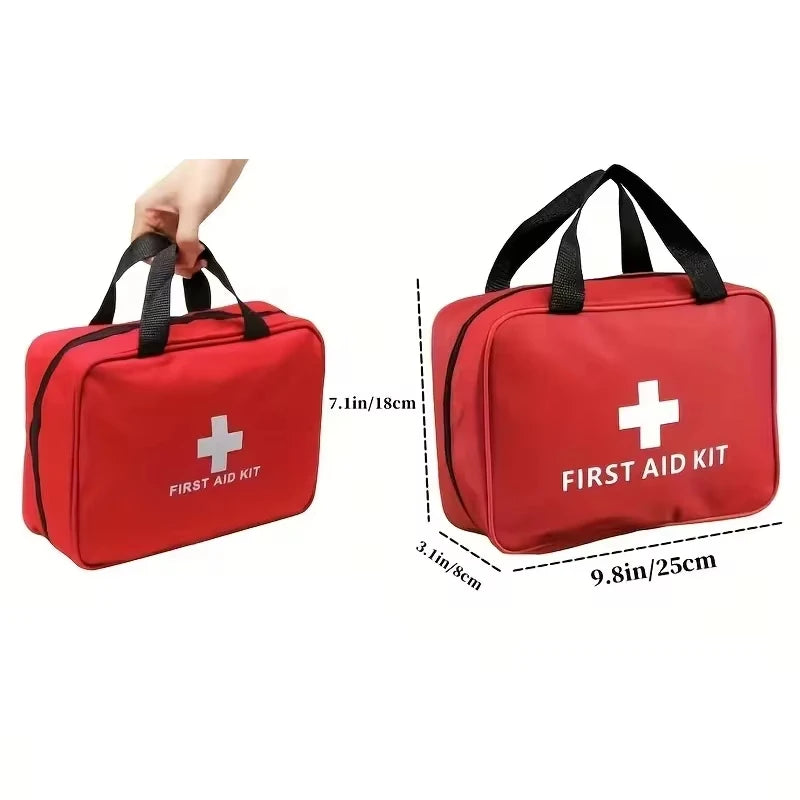 184-Piece First Aid Kit – Portable Outdoor Medical Supplies