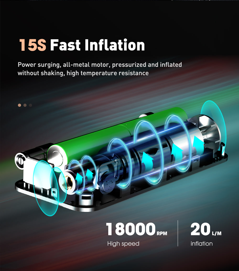 Portable Rechargeable Digital Tire Inflator