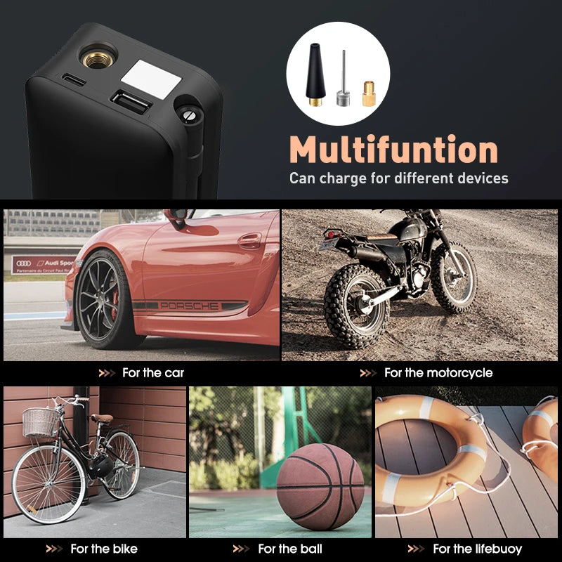 Portable Rechargeable Digital Tire Inflator
