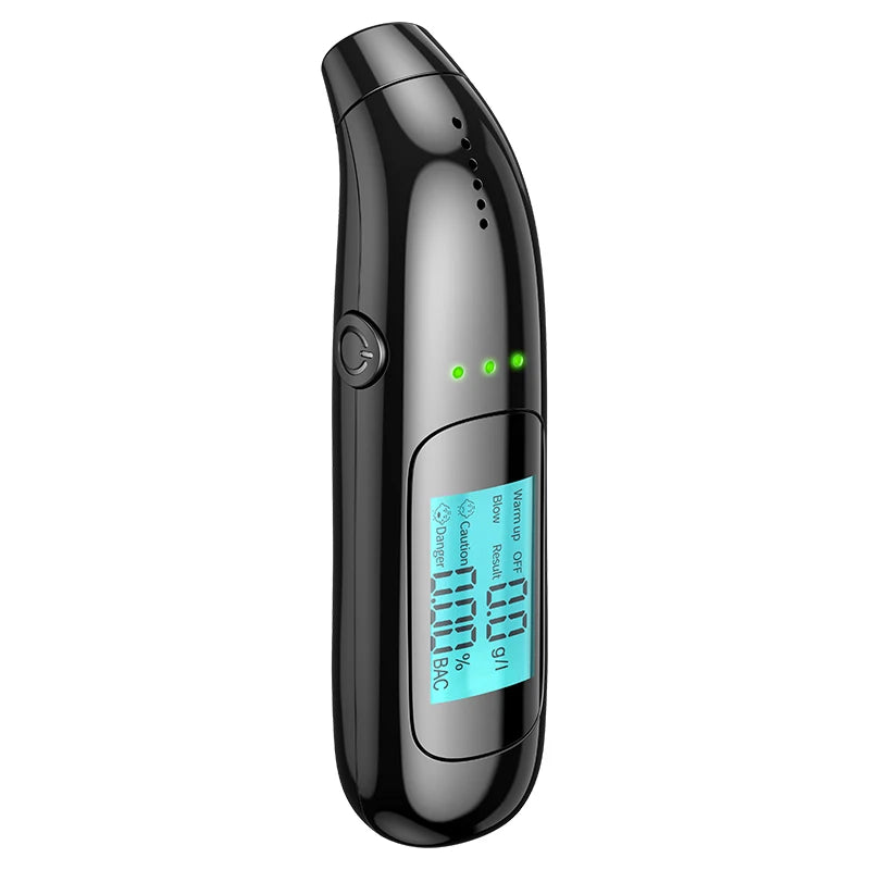 Non-Contact Digital Alcohol Tester with LED Display – Breathalyzer for Accurate BAC Detection