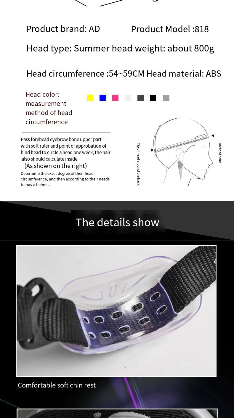 WiseKit LED Motorcycle Helmet