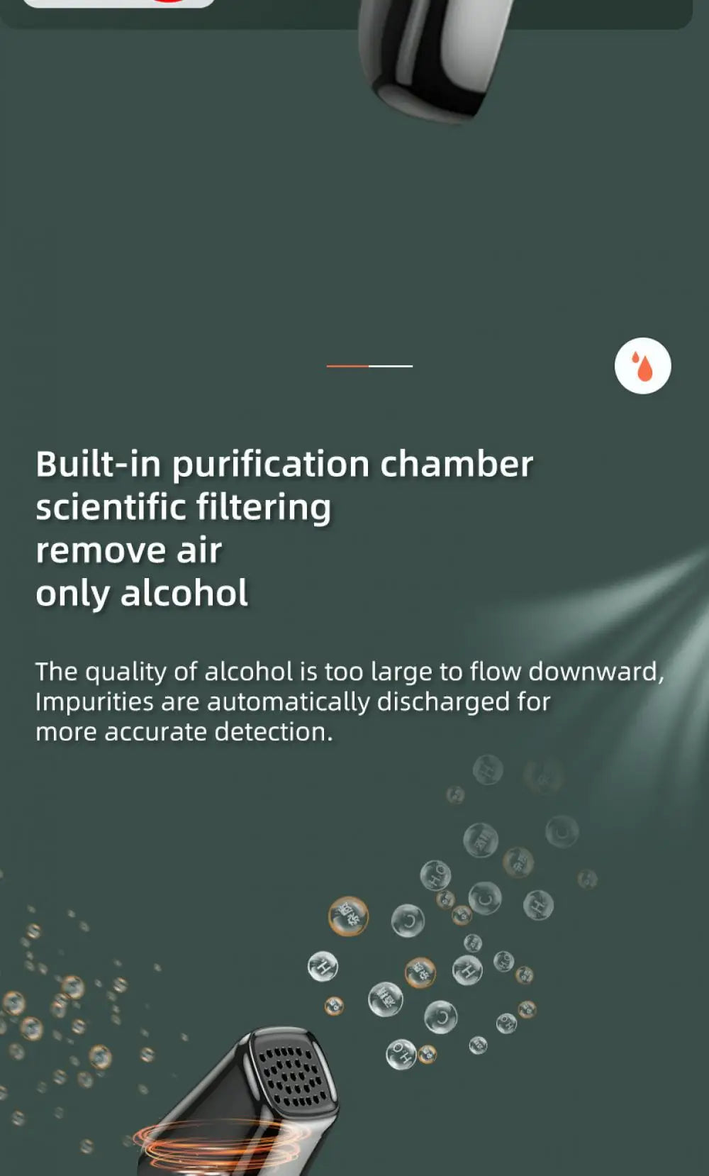 Non-Contact Digital Breathalyzer with LED Display – High-Accuracy Alcohol Tester