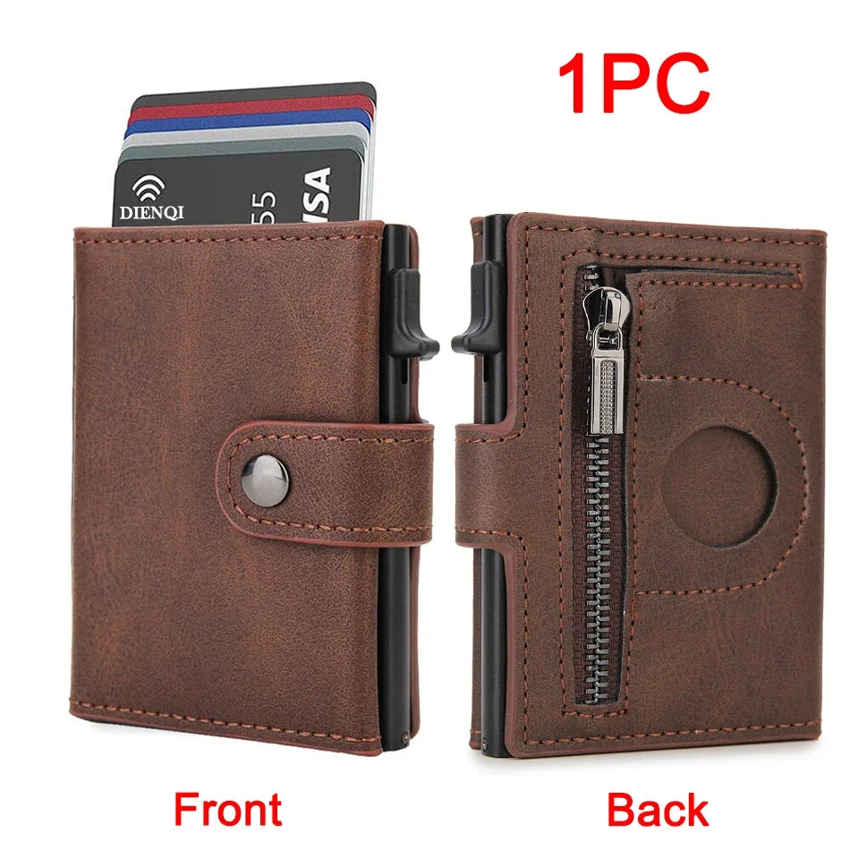 RFID Carbon Fiber Wallet with AirTag Slot