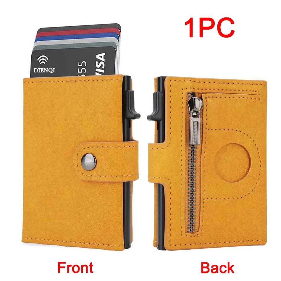 RFID Carbon Fiber Wallet with AirTag Slot
