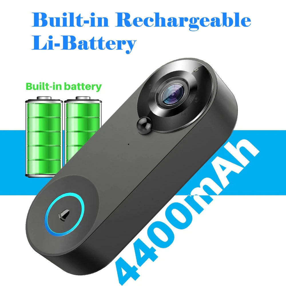 1080P Wireless Video Doorbell – WiFi, Motion & Night Vision