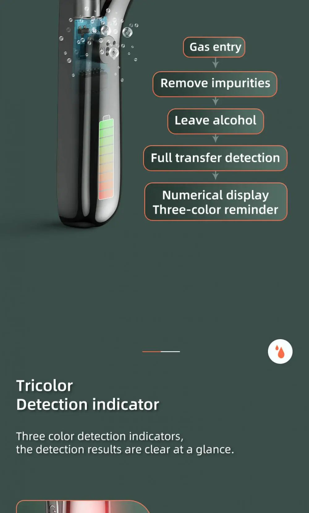 Non-Contact Digital Breathalyzer with LED Display – High-Accuracy Alcohol Tester