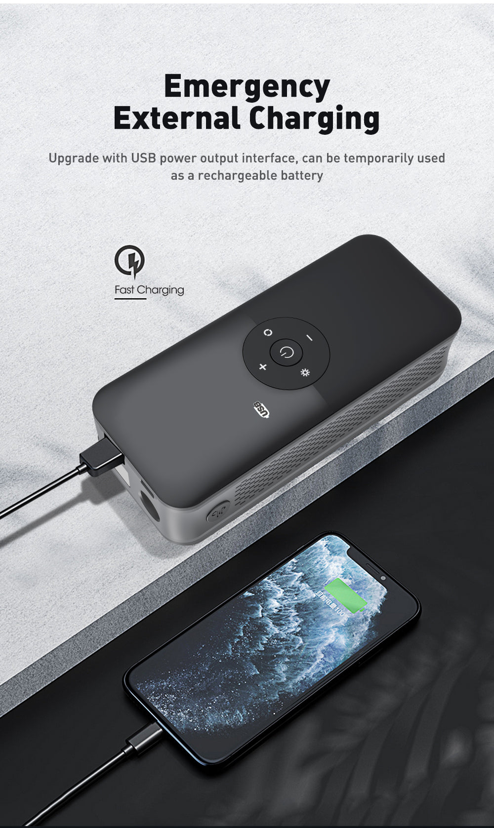 Portable Rechargeable Digital Tire Inflator