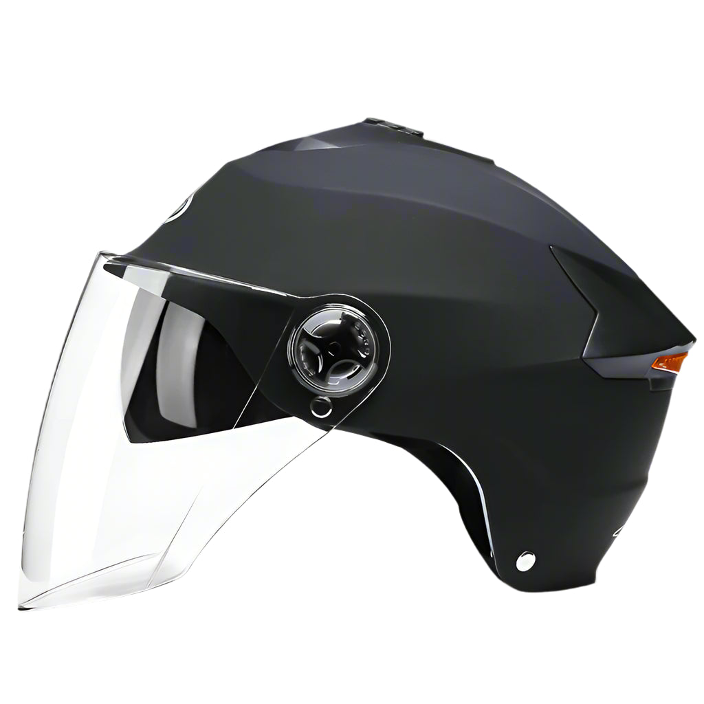 WiseKit LED motorcycle helmet with built-in lights for enhanced visibility